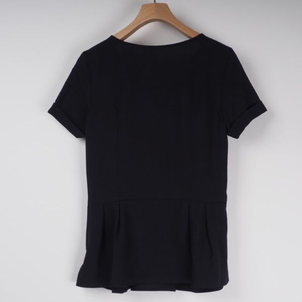 ぺプラムデザインブラウス