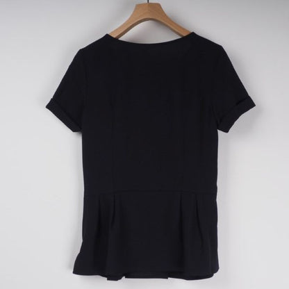 ぺプラムデザインブラウス