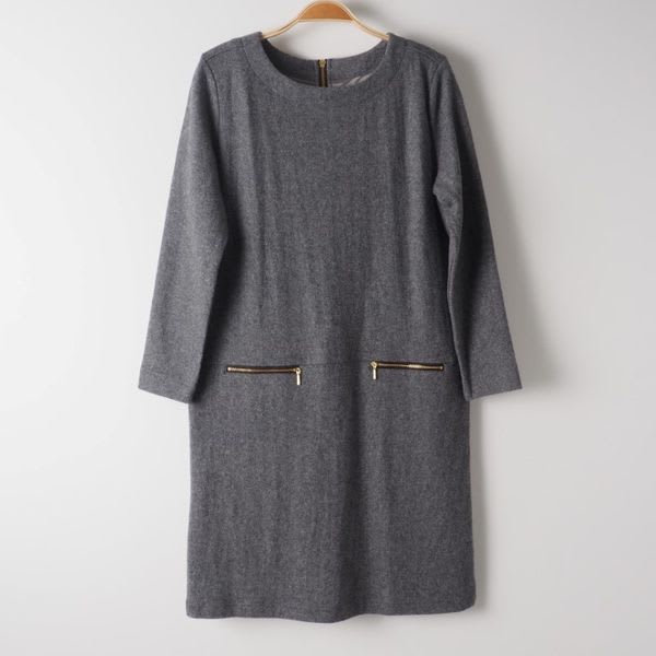 ジップポケット付きワンピース