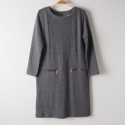 ジップポケット付きワンピース