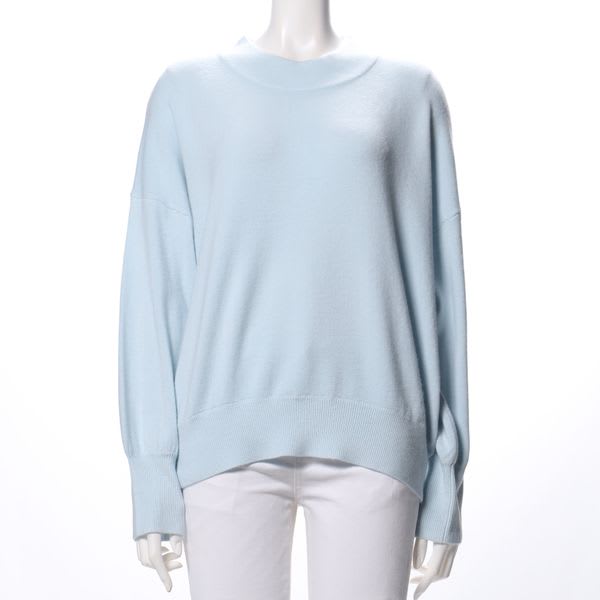 シンプルドロップショルダーニット