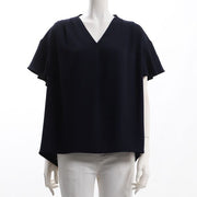 フレアスリーブVネックブラウス