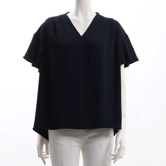 フレアスリーブVネックブラウス