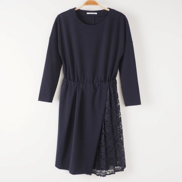 レース切り替えデザインワンピース