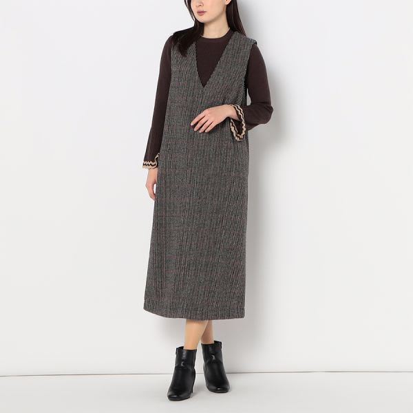 フレアスリーブニット