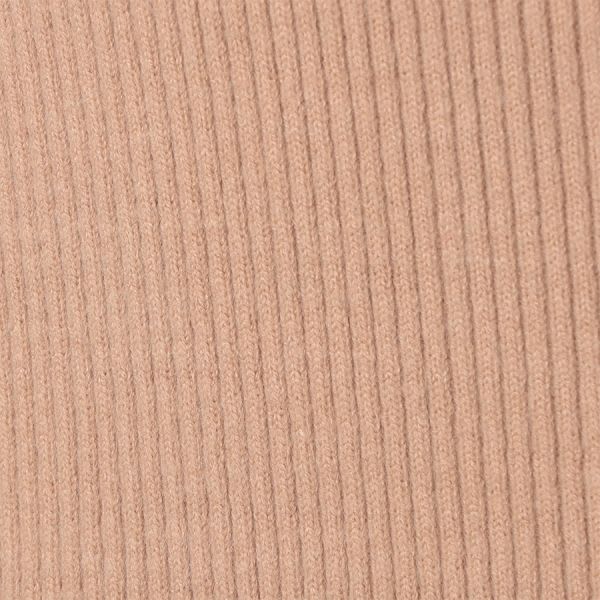 クルーネックリブカーディガン