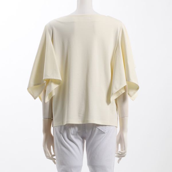 ハンカチーフスリーブカットソー