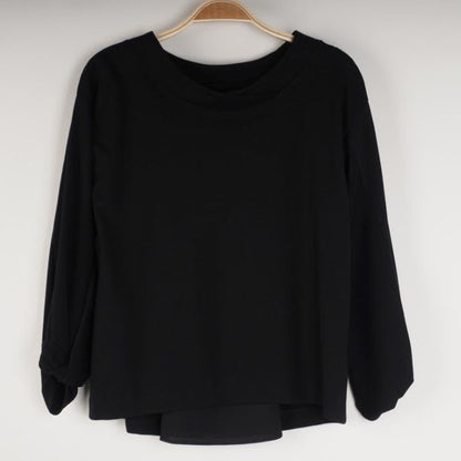 バックジップデザインカットソー