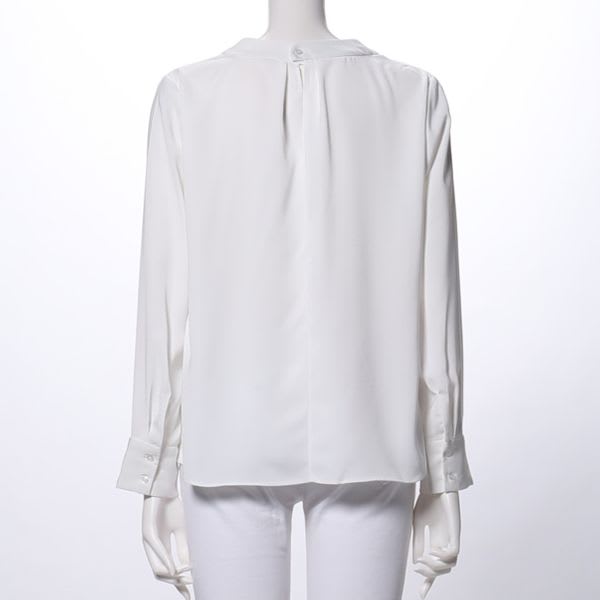 合わせVネックブラウス