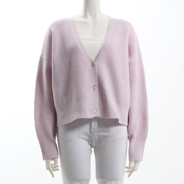 スパンコール付きニットカーディガン