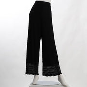 幾何リーフ総レースパンツ