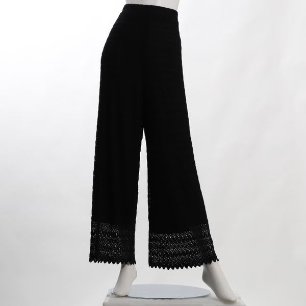 幾何リーフ総レースパンツ