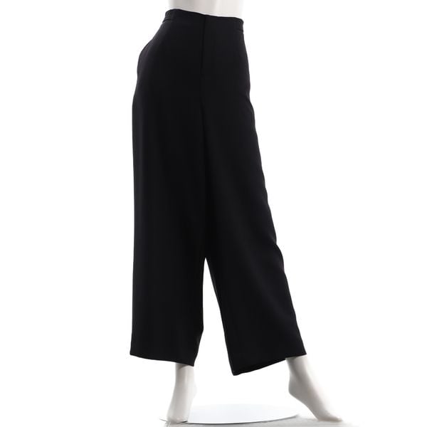 パウダーツイルストレッチワイドパンツ