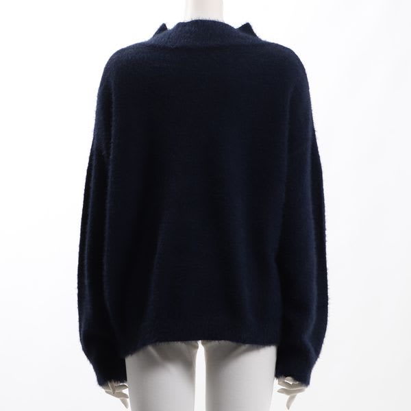 ドロップショルダーオフネックニット