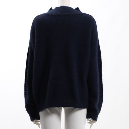 ドロップショルダーオフネックニット