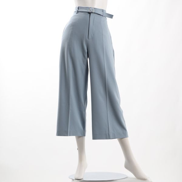 ウエストベルトワイドパンツ
