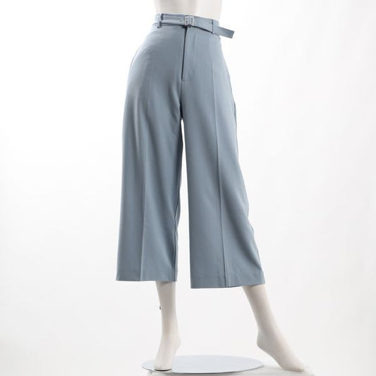 ウエストベルトワイドパンツ