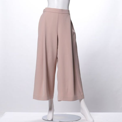 タックフレアワイドパンツ