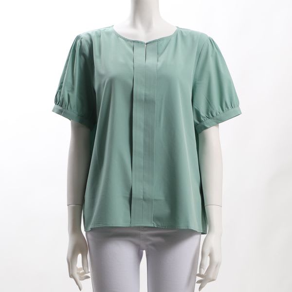 センター切り替えブラウス