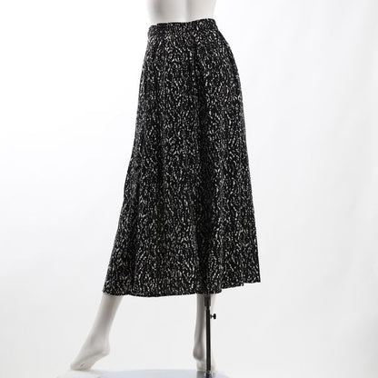 総柄Aラインスカート