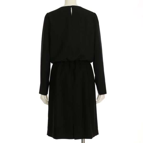 レース使い異素材コンビワンピース