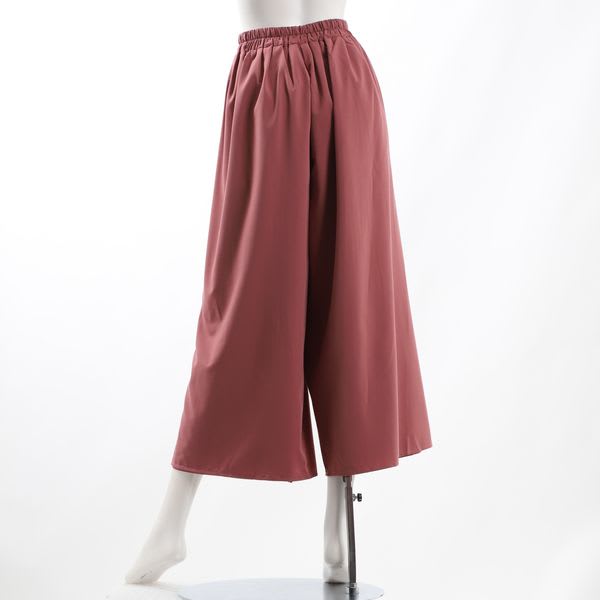 レイヤードデザインフレアパンツ