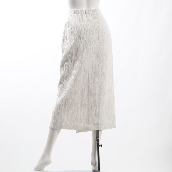 リンクルジャガードラップ風タイトスカート