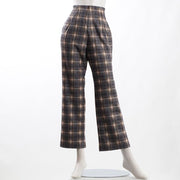 チェック柄パンツ