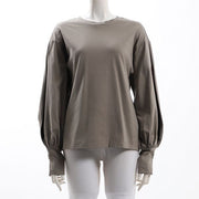 バイカラーデザインカットソー