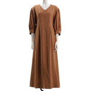 フロントジップデザインワンピース