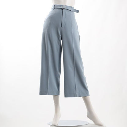 ウエストベルトワイドパンツ