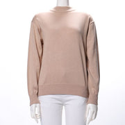 シンプルデザインハイネックニット