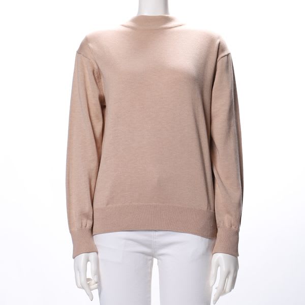 シンプルデザインハイネックニット