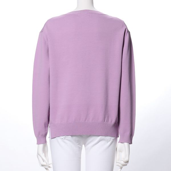 オープンフロントニット