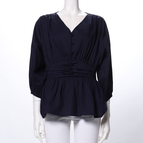 コルセット風デザインシャツ