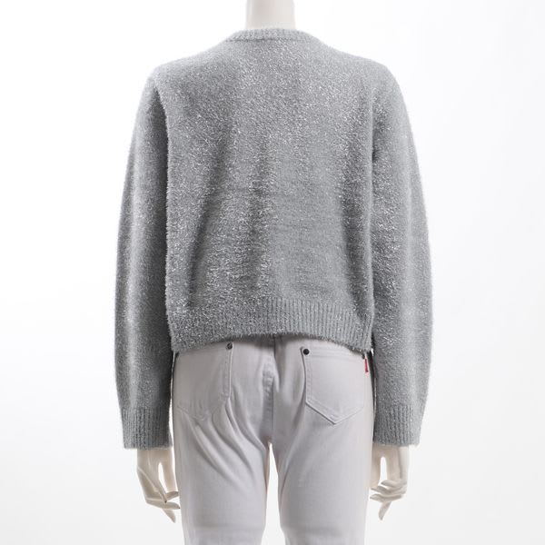 ラメ糸混ニット