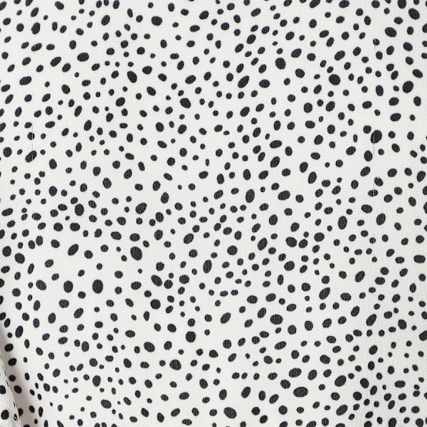 ラッフルスリーブ総柄ブラウス