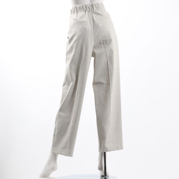 ハイウエストドライタッチストレートパンツ