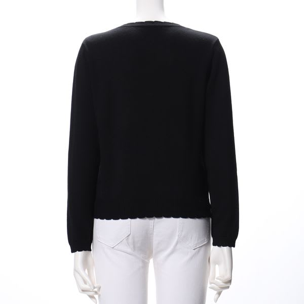 スカラップデザインニット