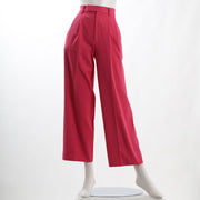 タック入りワイドパンツ