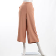 すっきりフロントデザインワイドパンツ