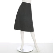 ピンストライプフレアスカート