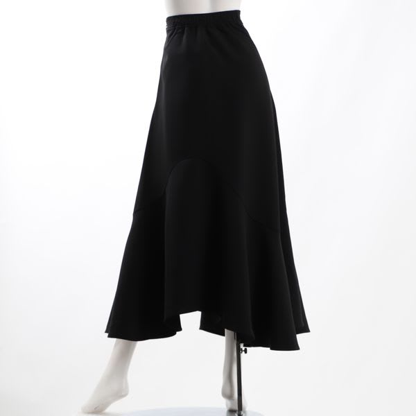 裾デザインマーメイドスカート