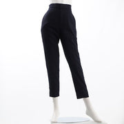 ストライプ柄テーパードパンツ