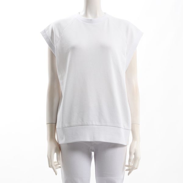 クルーネックラグランスリーブカットソー