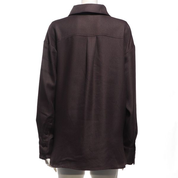 ダブルジップチェック柄シャツジャケット