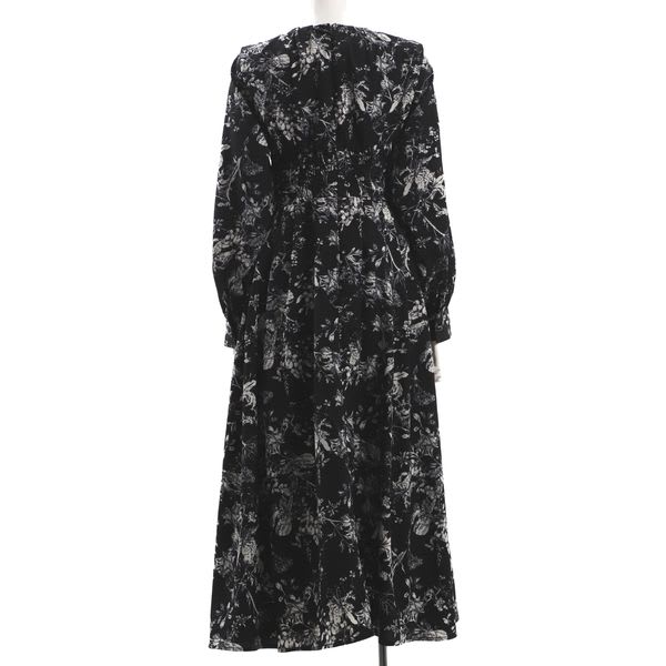 花柄カシュクールデザインワンピース