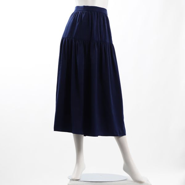 切替デザインギャザースカート