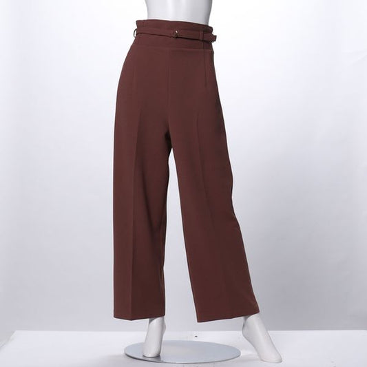 ハイストレッチカルゼストレートパンツ