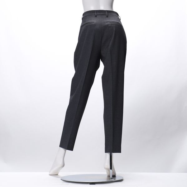 カルゼ後染めテーパードパンツ